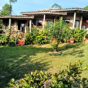 Κήπος έξω από το Encanto do Mar Praia do Rosa