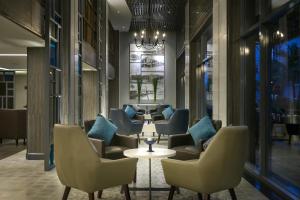 Posezení v ubytování Paradise Suites Hotel