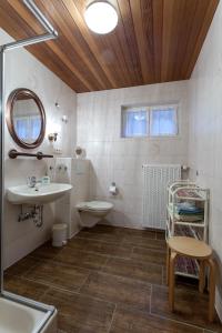 Phòng tắm tại Ferienwohnung "Am Fuchsgraben"