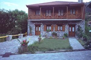 Zahrada ubytování Guesthouse Alonistaina