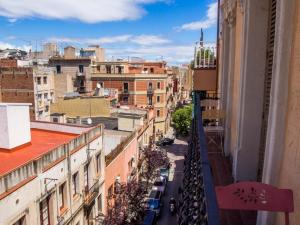 Výhľad na mesto Barcelona alebo výhľad na mesto priamo z apartmánu