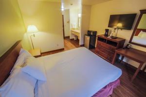 Postel nebo postele na pokoji v ubytování Sunnyside Inn and Suites