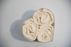 a close up of a pastry on a white surface at B&B Palazzo Montesanto in Maiori