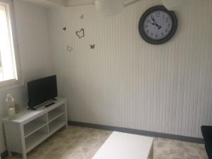 TV a/nebo společenská místnost v ubytování gite victoria + 4 fotografie