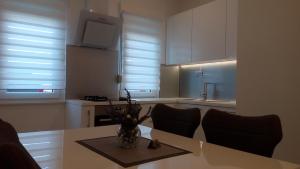 Kuchyň nebo kuchyňský kout v ubytování Apartment Sunce