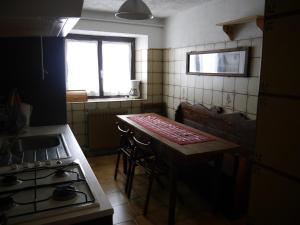 Kuchyň nebo kuchyňský kout v ubytování VillaBlanche