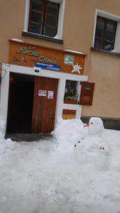 La Roche du Croue v zimě