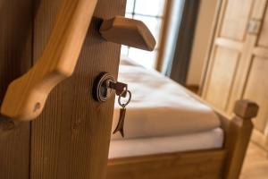 Postel nebo postele na pokoji v ubytování Prenner Alm