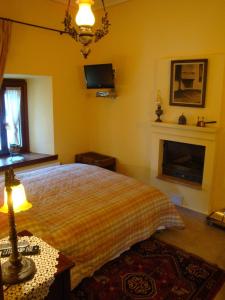 TV a/nebo společenská místnost v ubytování Guesthouse Kleopatra's