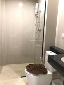 Kylpyhuone majoituspaikassa Aonang Sea Valley Resort