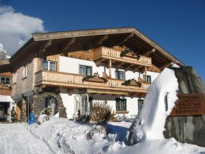 Ferienpension Bierbaumer v zime