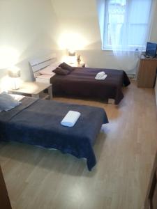 Posteľ alebo postele v izbe v ubytovaní Apartamenty przy Zamku