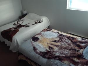 Cama o camas de una habitación en Mountain View Motel