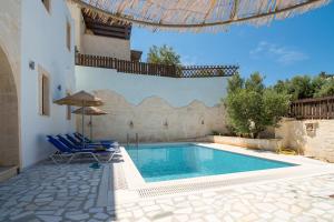 Bazén v ubytování Crete Essence Villas - Lagkada nebo v jeho okolí