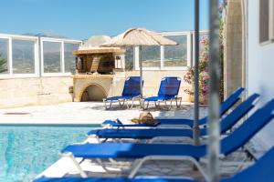 Bazén v ubytování Crete Essence Villas - Lagkada nebo v jeho okolí