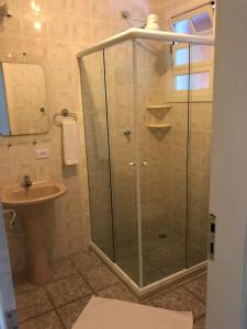 Um banheiro em Amoreiras Hotel Pousada