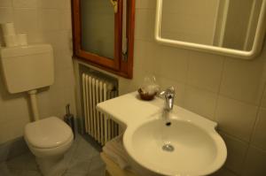 Koupelna v ubytování Hotel Arcella