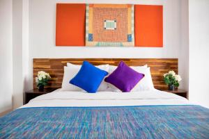 Letto o letti in una camera di C 1 Colombo Fort