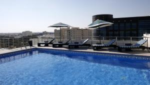 
The swimming pool at or near Rawda Hotel
