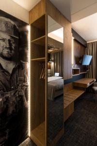 Postel nebo postele na pokoji v ubytování Hotel Esplanade Dortmund