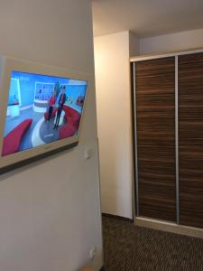 TV a/nebo společenská místnost v ubytování Penzion 103