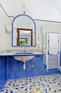 Koupelna v ubytování Hotel Vittoria