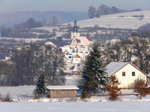 Ferienwohnung Kastl през зимата