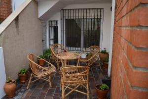 Patio nebo venkovní prostory v ubytování Apartamentos Alameda