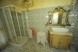 Koupelna v ubytování B&B La Maison degli Angeli