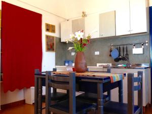 Kuchyň nebo kuchyňský kout v ubytování Dammuso "La Catalana"