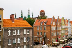 Výhľad na mesto Gdansk alebo výhľad na mesto priamo z apartmánu