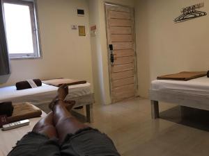 Voodi või voodid majutusasutuse M BOX Gili Trawangan toas