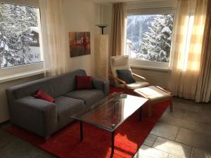 Posezení v ubytování Apartment D'Uval