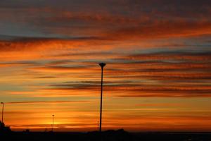 Blick auf den Sonnenuntergang/Sonnenaufgang von des Ferienhauses aus oder aus der Nähe