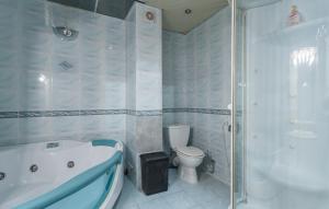 モスクワにあるFortEstate Leninskiyのバスルーム(バスタブ、トイレ、シャワー付)