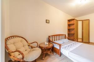 Posteľ alebo postele v izbe v ubytovaní 1-room apartments Kiev city center