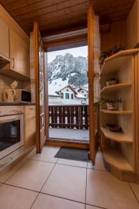 Kuchyň nebo kuchyňský kout v ubytování Apartmenthaus Kreuzbuche