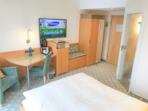 TV a/nebo společenská místnost v ubytování Hotel Birkenhof