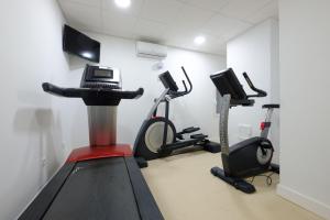 Fitness centrum a/nebo fitness zařízení v ubytování Hotel Guadalquivir