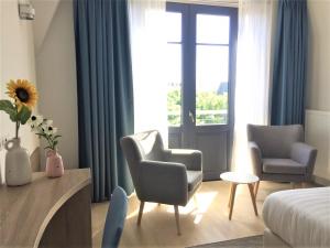 Posezení v ubytování Hotel Bosch En Zee