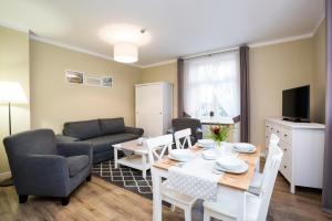 Posezení v ubytování Apartamenty Bystra