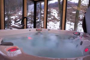 Wellness privát Štyri Lipy during the winter