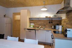 A kitchen or kitchenette at Wellness privát Štyri Lipy