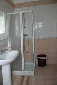 Koupelna v ubytování B&B Otranto 100 mt mare