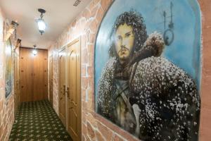モスクワにあるWinterfell on Chistykh Prudakhの壁画