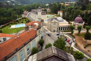 Pohľad z vtáčej perspektívy na ubytovanie Balneario de Mondariz