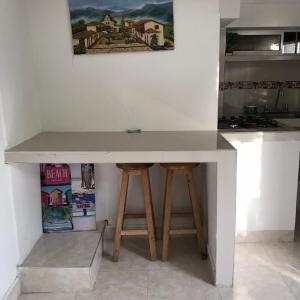 Una cocina o zona de cocina en Posada Martha´s Place