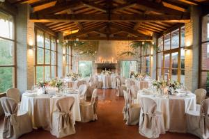 Restaurace v ubytování Castello Di Gargonza