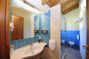 Koupelna v ubytování Hotel L'Esagono