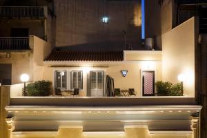 a view of a house at night at Vol.5 in Athens